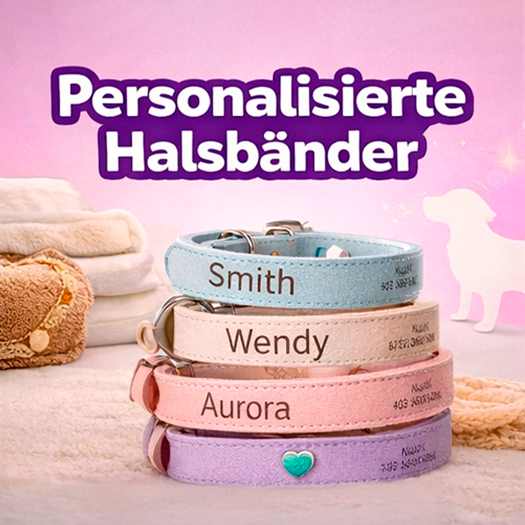Personalisierte Halsbänder
