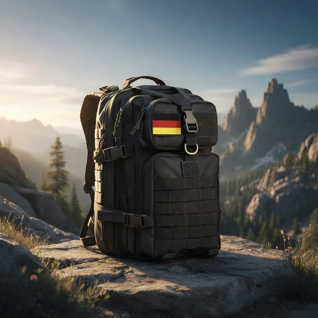 Taktischer Outdoor-Rucksack 50 Liter® – Schwarz
